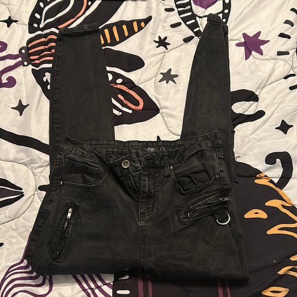 Hot Topic Punk Skinny Jeanss - Picture 3 of 6
